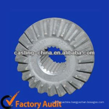 Dewaxing casting carbon steel taper wheel gear